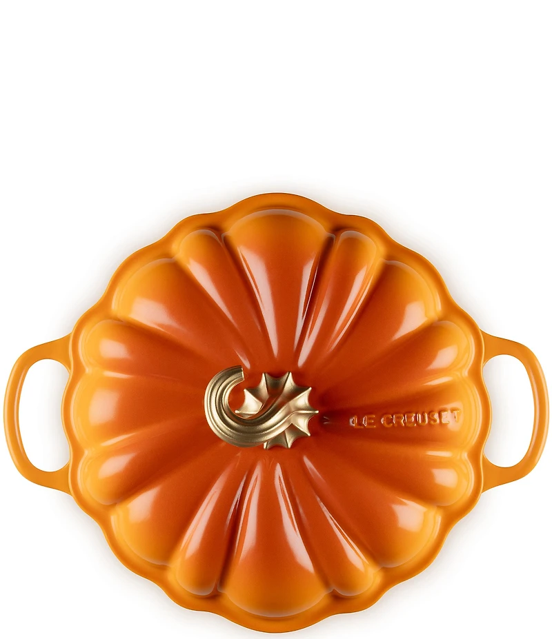 Le Creuset Festive Fall Collection 4-qt. Signature Enameled Cast Iron Pumpkin Cocotte