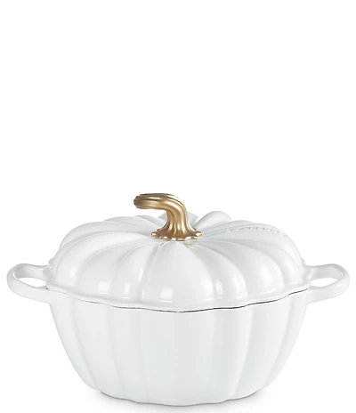 Le Creuset Festive Fall Collection 4-qt. Signature Enameled Cast Iron Pumpkin Cocotte