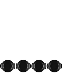 Le Creuset Gourmet Collection Enameled Cast Iron Set of 4 Covered Mini Round Braiser