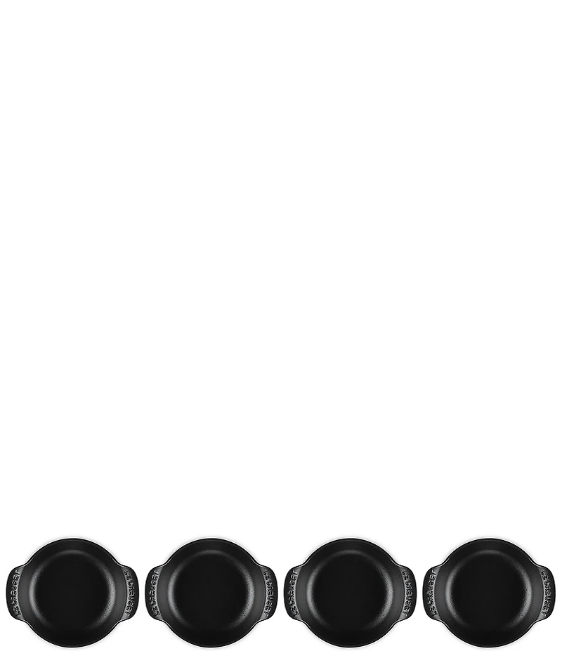 Le Creuset Gourmet Collection Enameled Cast Iron Set of 4 Mini Round Braisers