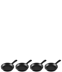Le Creuset Gourmet Collection Enameled Cast Iron Set of 4 Mini Skillets