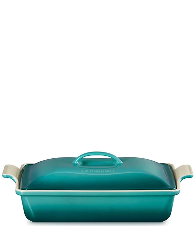 Le Creuset Heritage Rectangular Casserole Dish with Lid, 4 Qt.