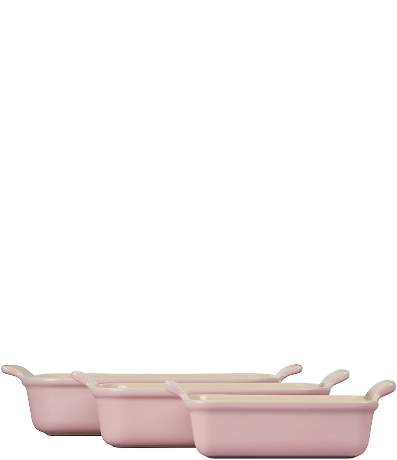 Le Creuset Heritage Rectangular Baking Dish, Set of 3