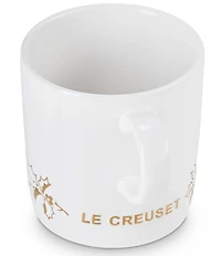 Le Creuset Holly Collection Gold Applique London Mug