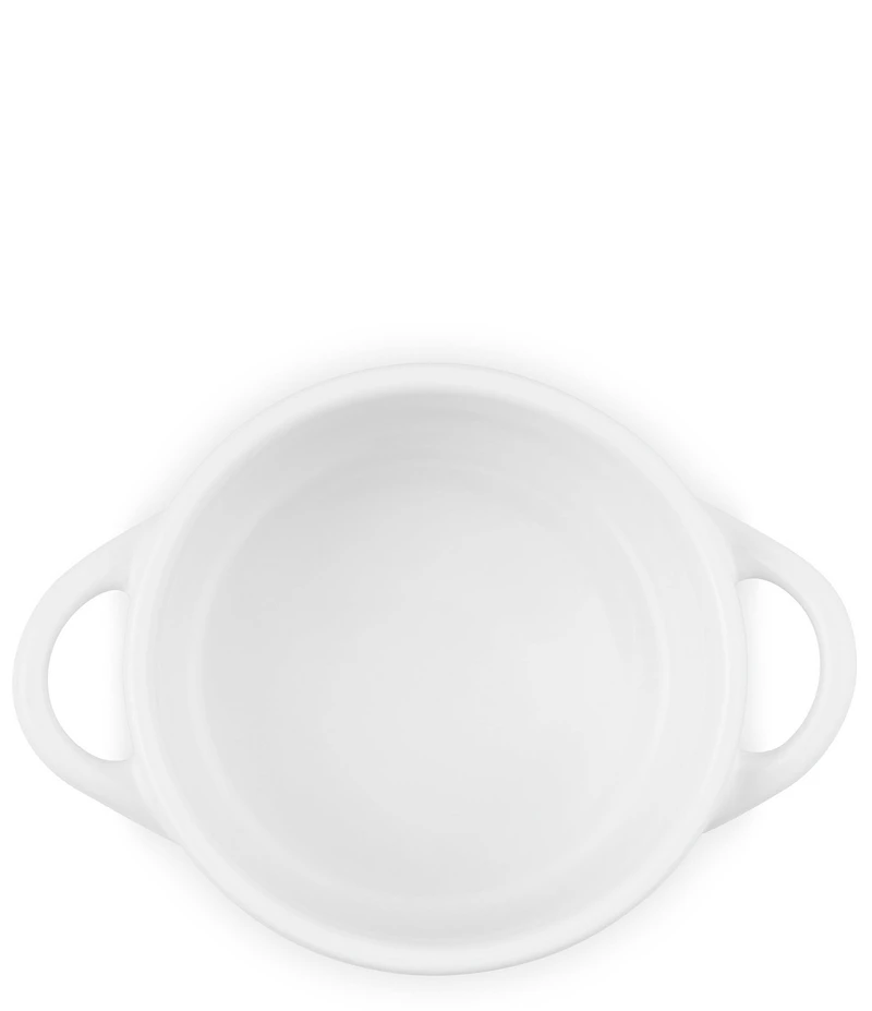 Le Creuset Holly Collection Gold Applique Mini Round Cocotte, 8 oz