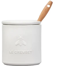 Le Creuset Honey Pot with Silicone Honey Dipper, 14-oz.