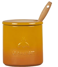 Le Creuset Honey Pot with Silicone Honey Dipper, 14-oz.