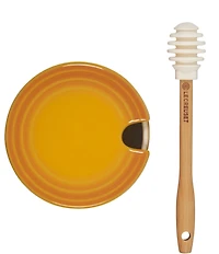 Le Creuset Honey Pot with Silicone Honey Dipper, 14-oz.