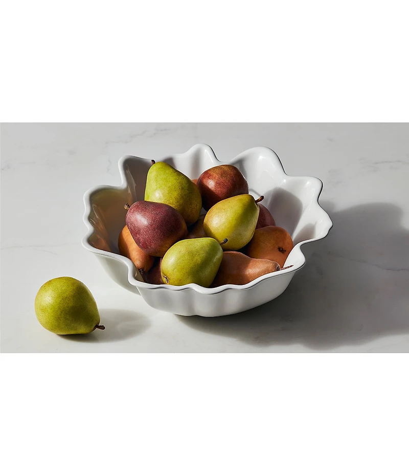 Le Creuset Iris Collection Scallop Serving Bowl, 15#double;