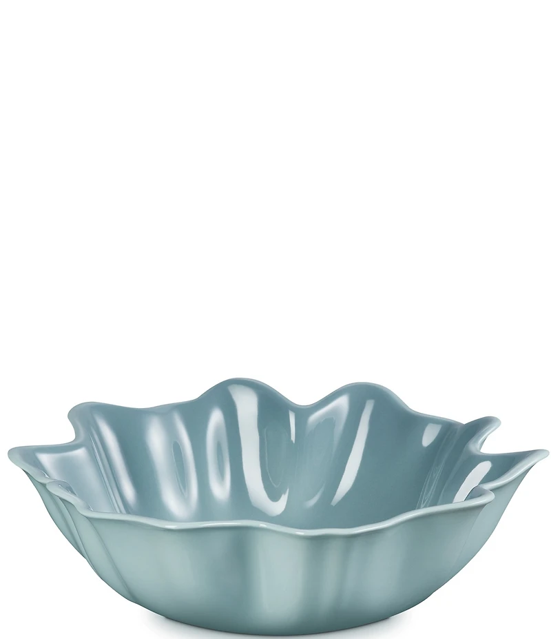 Le Creuset Iris Collection Scallop Serving Bowl, 15#double;