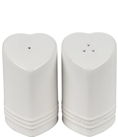 Le Creuset Stoneware Heart Salt & Pepper Set