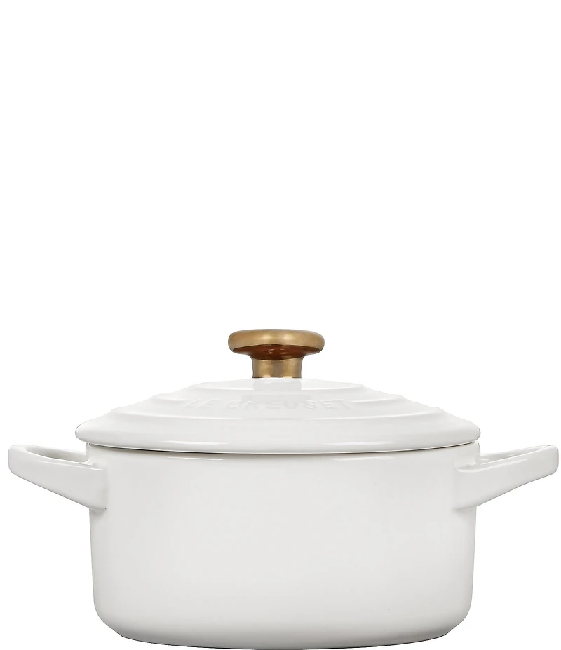 Le Creuset Mini L'Amour Collection Mini Round Cocotte With Gold Heart Knob