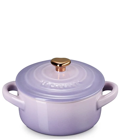 Le Creuset Mini L'Amour Collection Mini Round Cocotte With Gold Heart Knob