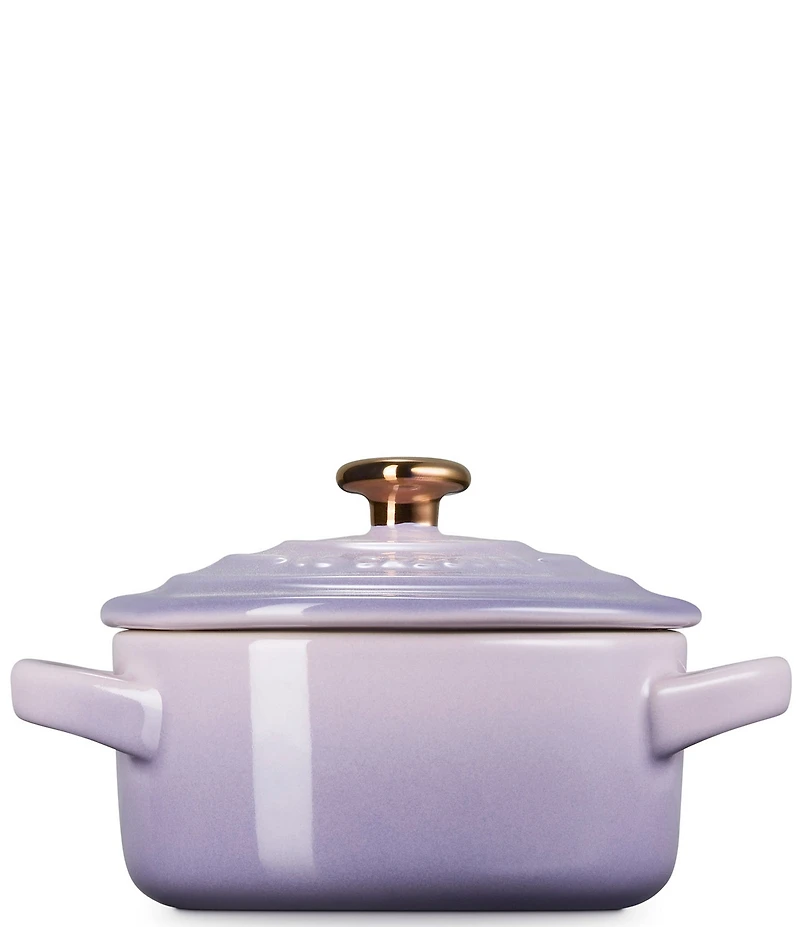 Le Creuset Mini L'Amour Collection Mini Round Cocotte With Gold Heart Knob