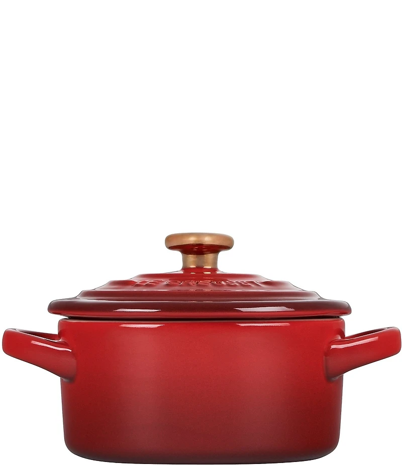 Le Creuset Mini L'Amour Collection Mini Round Cocotte With Gold Heart Knob