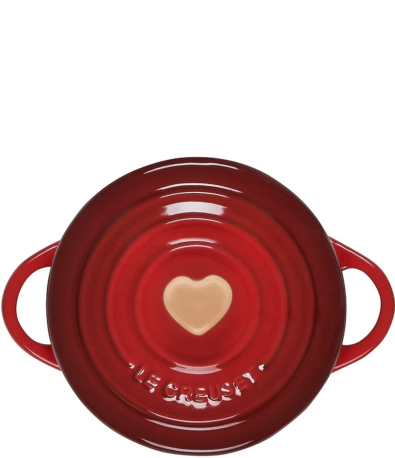 Le Creuset Mini L'Amour Collection Mini Round Cocotte With Gold Heart Knob