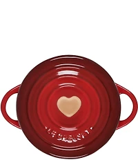 Le Creuset Mini L'Amour Collection Mini Round Cocotte With Gold Heart Knob