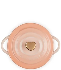 Le Creuset Mini L'Amour Collection Mini Round Cocotte With Gold Heart Knob