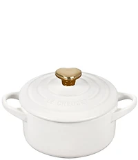 Le Creuset Mini L'Amour Collection Heart Knob Mini Round Cocotte
