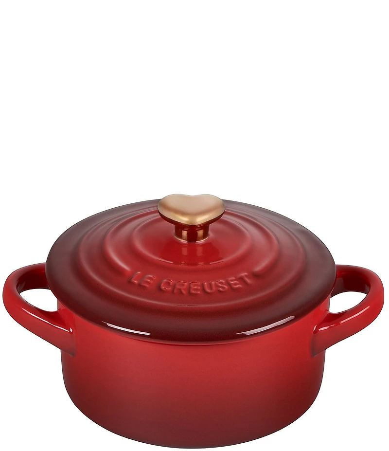Le Creuset Mini L'Amour Collection Heart Knob Mini Round Cocotte