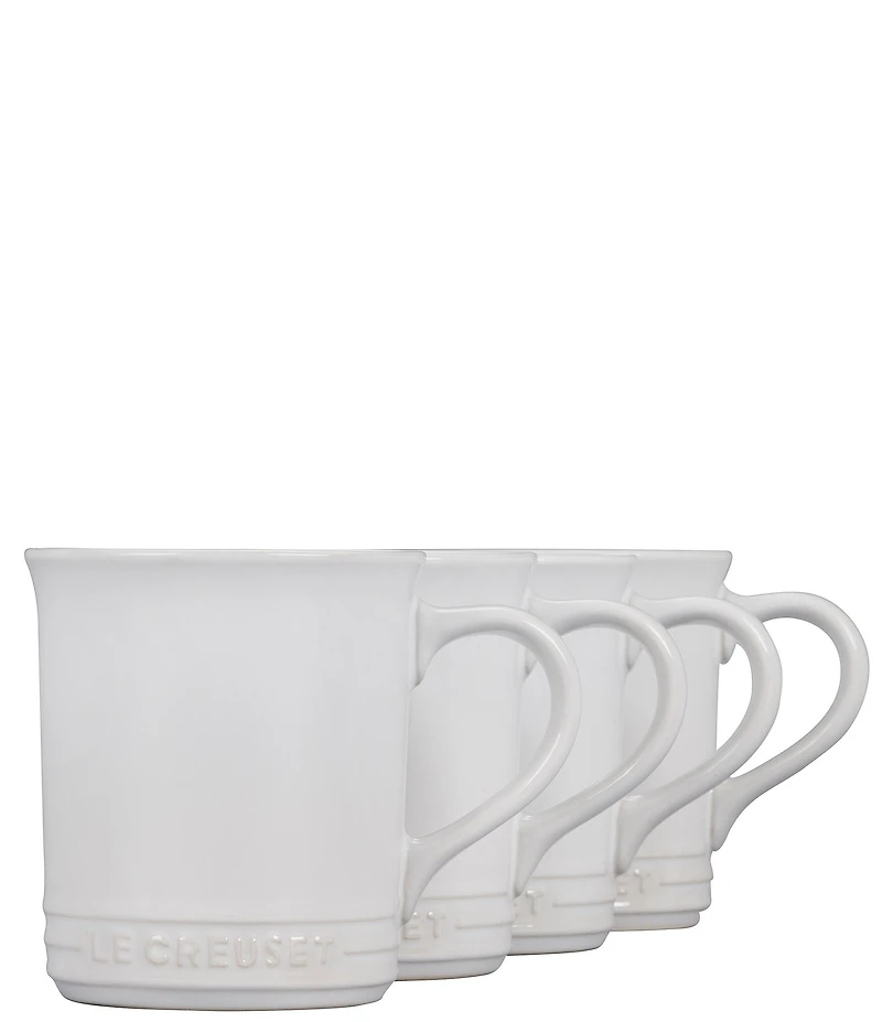 Le Creuset 14 oz. Mugs, Set of 4