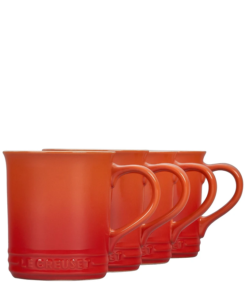 Le Creuset 14 oz. Mugs, Set of 4