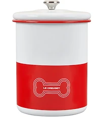 Le Creuset Pet Collection Treat Jar with Stainless Steel Knob