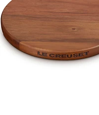 Le Creuset Set of 4 Magentic Round Wooden Trivets
