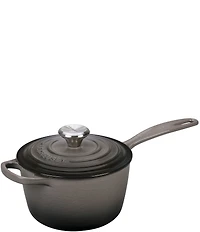 Le Creuset Signature 1.75-Quart Enameled Cast Iron Saucepan with Stainless Steel Knob