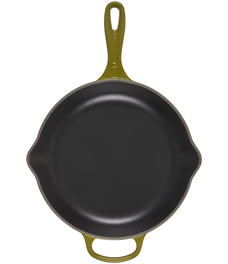 Le Creuset Signature 10.25#double; Enameled Cast Iron Handle Skillet