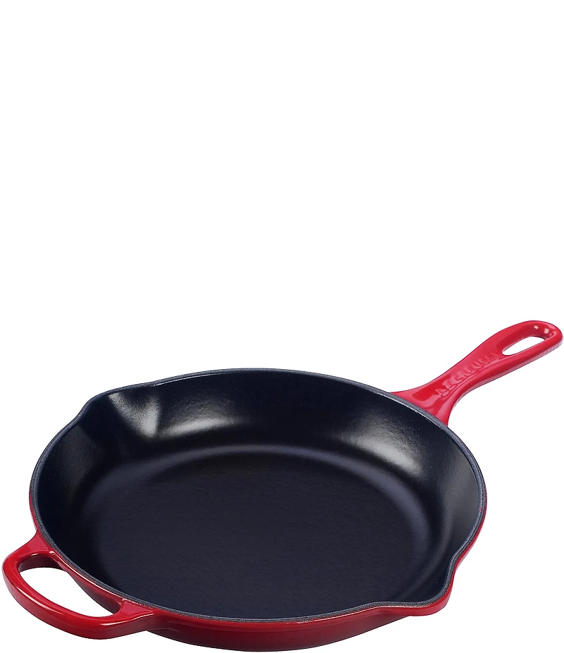 Le Creuset Signature 10.25#double; Enameled Cast Iron Handle Skillet