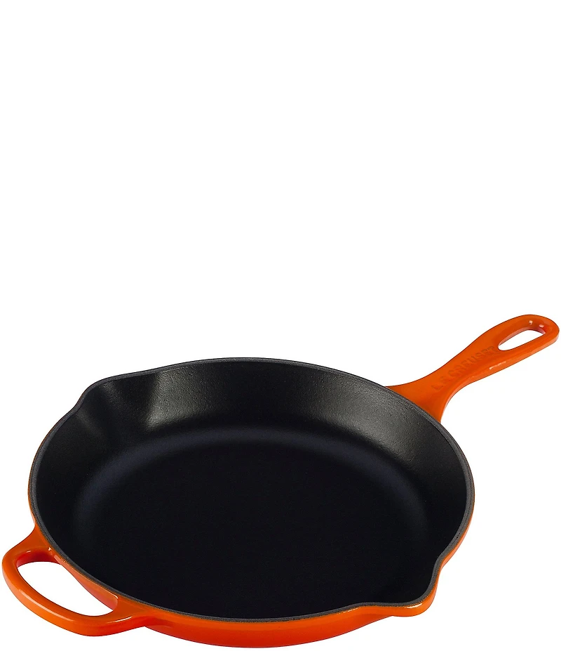 Le Creuset Signature 10.25#double; Enameled Cast Iron Handle Skillet