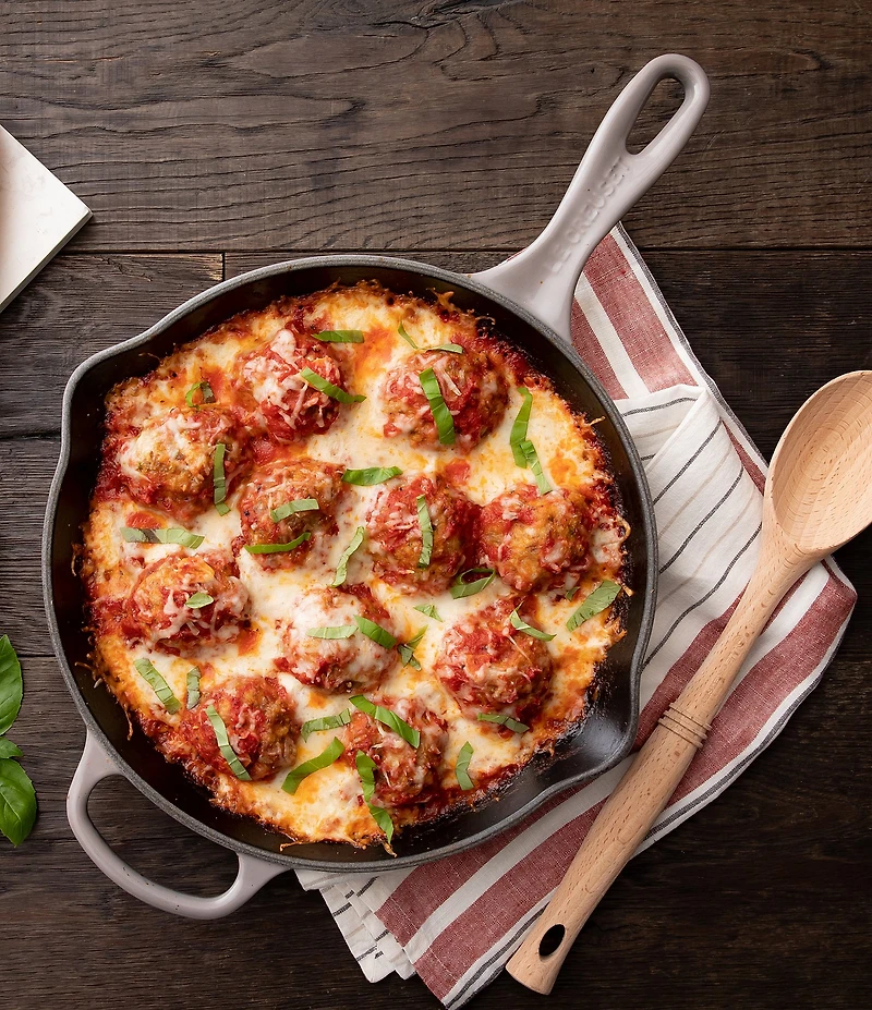 Le Creuset Signature 10.25#double; Enameled Cast Iron Handle Skillet