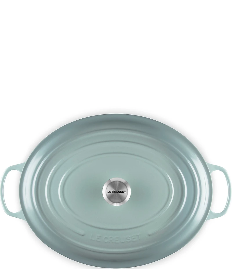 Le Creuset Signature 15.5 Quart Oval Dutch Oven with Stainless Steel Knob