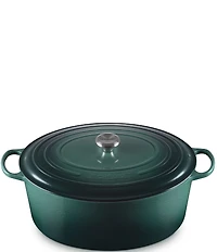 Le Creuset Signature 15.5 Quart Oval Dutch Oven with Stainless Steel Knob