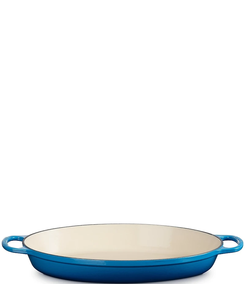 Le Creuset Signature 3-Quart Enameled Cast Iron Oval Baker with Loop Handles
