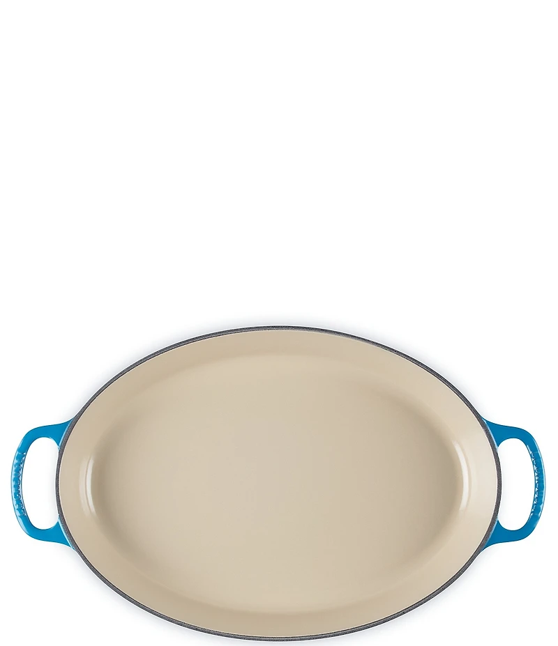 Le Creuset Signature 3-Quart Enameled Cast Iron Oval Baker with Loop Handles