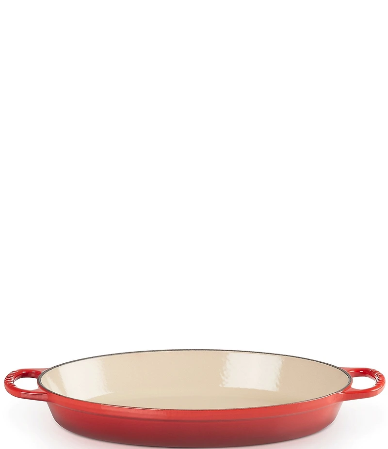 Le Creuset Signature 3-Quart Enameled Cast Iron Oval Baker with Loop Handles