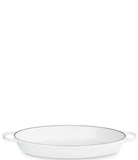 Le Creuset Signature 3-Quart Enameled Cast Iron Oval Baker with Loop Handles