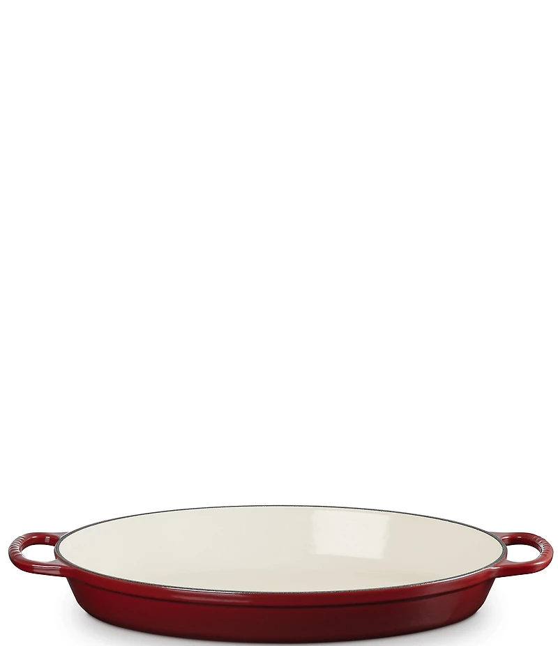 Le Creuset Signature 3-Quart Enameled Cast Iron Oval Baker with Loop Handles