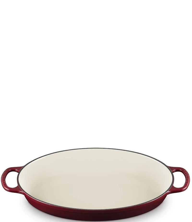 Le Creuset Signature 3-Quart Enameled Cast Iron Oval Baker with Loop Handles