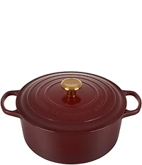 Le Creuset Signature 4.5-Quart Round Enameled Cast Iron Dutch Oven - Rhone