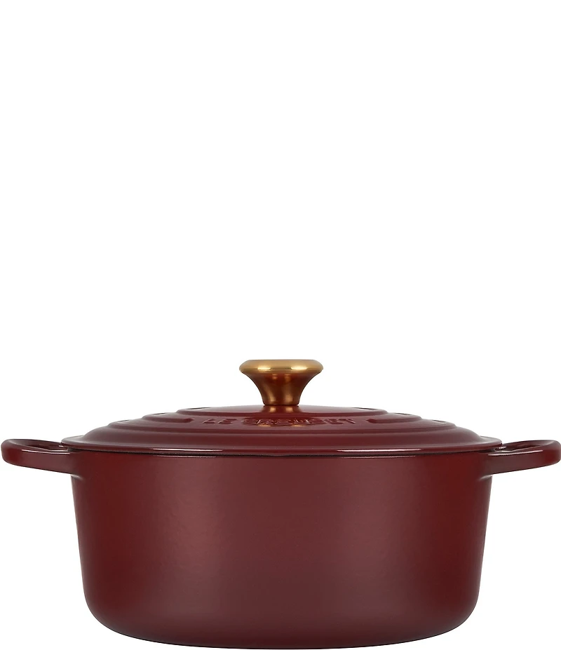 Le Creuset Signature 4.5-Quart Round Enameled Cast Iron Dutch Oven - Rhone