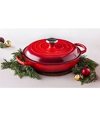 Le Creuset Signature 5-Qt Enameled Cast Iron Braiser with Stainless Steel Knob