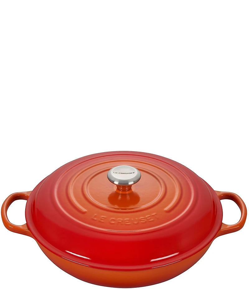 Le Creuset Signature Enameled Cast Iron Lidded Braiser, 5 qt.