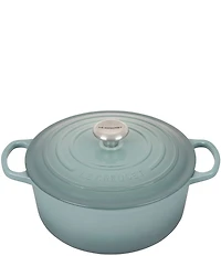 Le Creuset Signature 5.5-qt. Round Enameled Cast Iron Dutch Oven with Stainless Steel Knob, Sea Salt