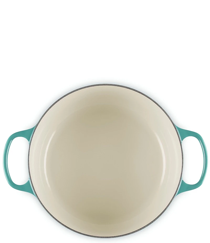 Le Creuset Signature Gold Knob Round Enameled Cast Iron Dutch Oven, 5.5 Qt.