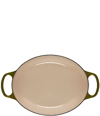 Le Creuset Signature 6.75-Quart Oval Enameled Cast Iron Dutch Oven with Gold Stainless Steel Knob