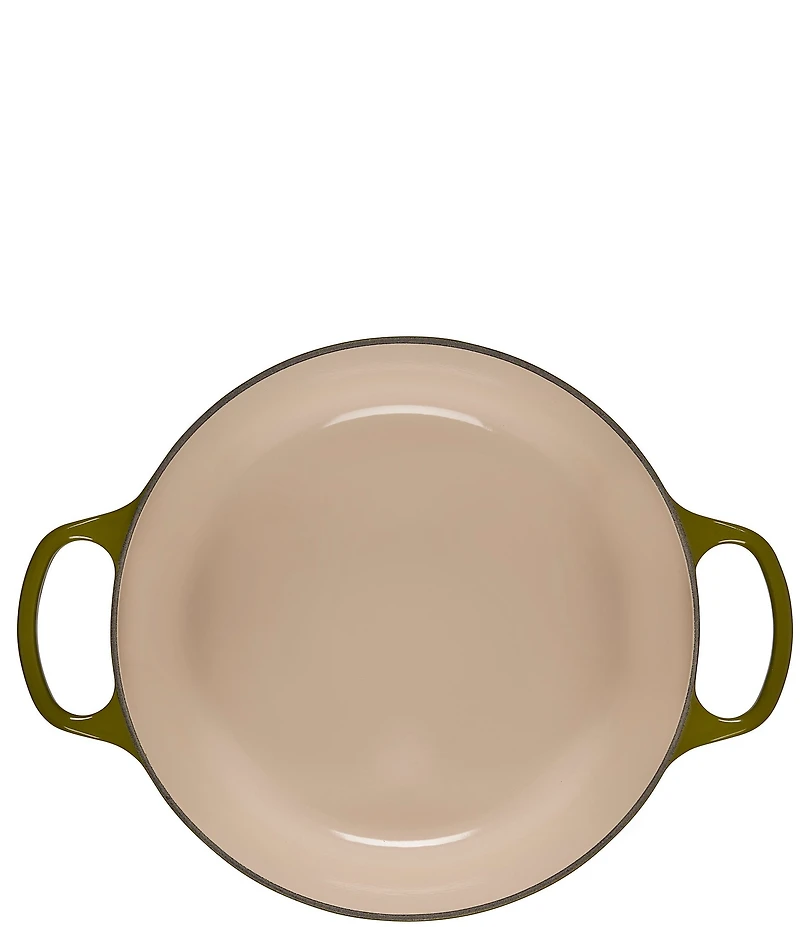 Le Creuset Signature 7.25-Quart Round Enameled Cast Iron Dutch Oven with Gold Stainless Steel Knob