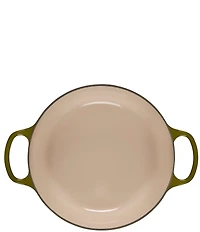 Le Creuset Signature 7.25-Quart Round Enameled Cast Iron Dutch Oven with Gold Stainless Steel Knob